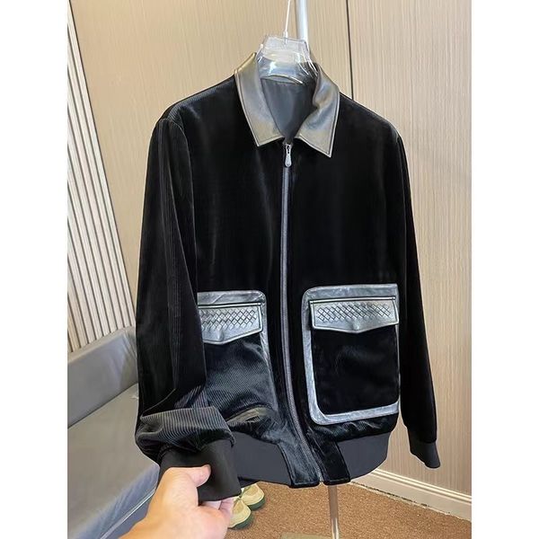 men's jackets 23ss motorcycle male famous brand windbreaker stand collar winter leather pocket weave design causal men 230309, Black;brown
men's jackets 23ss motorcycle male famous brand windbreaker stand collar winter leather pocket weave design causal men 230309, Black;brown