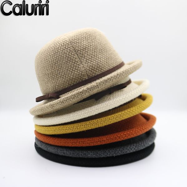 wide brim hats bucket women felt church bowler retro soft warm winter hat belt ladies plain cloche derby zz 314 230309, Blue;gray
wide brim hats bucket women felt church bowler retro soft warm winter hat belt ladies plain cloche derby zz 314 230309, Blue;gray