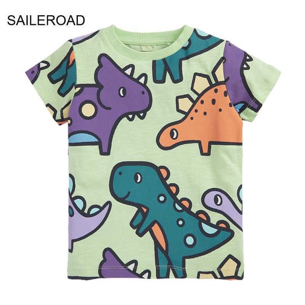 t-shirts saileroad 2022 new summer t shirt cotton short sleeve cartoon dinosaurs t-shirts kids tee boys children clothes l230309, Blue
t-shirts saileroad 2022 new summer t shirt cotton short sleeve cartoon dinosaurs t-shirts kids tee boys children clothes l230309, Blue