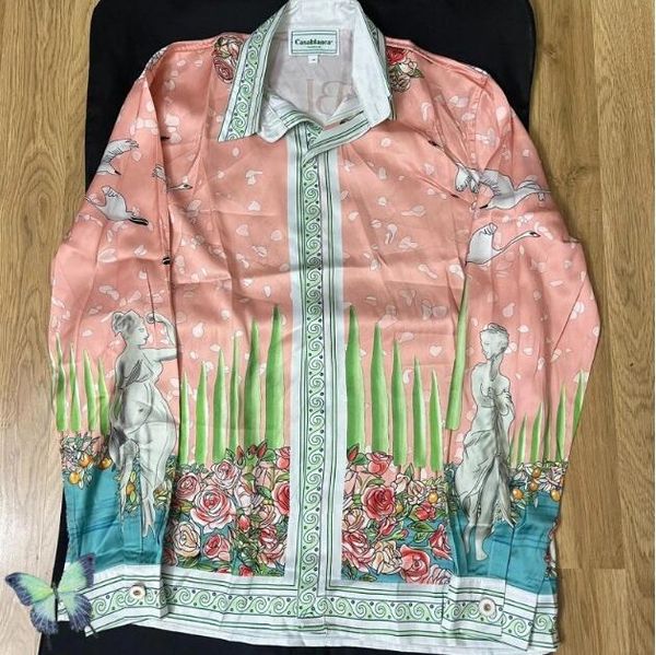 real ps shirt spring print long sleeve soft fabric shirts for men women, White;black
real ps shirt spring print long sleeve soft fabric shirts for men women, White;black