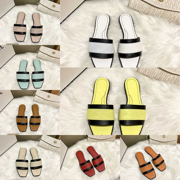 designer alexander slippers luxury sandal women slides flat flip flops color match slide ladies beach sandal summer leather slipper shoes mc, Black
designer alexander slippers luxury sandal women slides flat flip flops color match slide ladies beach sandal summer leather slipper shoes mc, Black