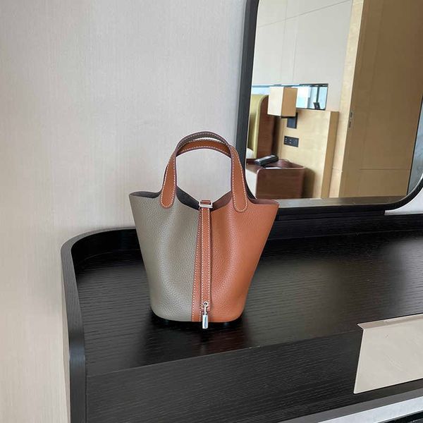designer original herms autumn and winter new color matching leather basket bag fashion contrast leisure first layer cowhide bucket commuter
designer original herms autumn and winter new color matching leather basket bag fashion contrast leisure first layer cowhide bucket commuter