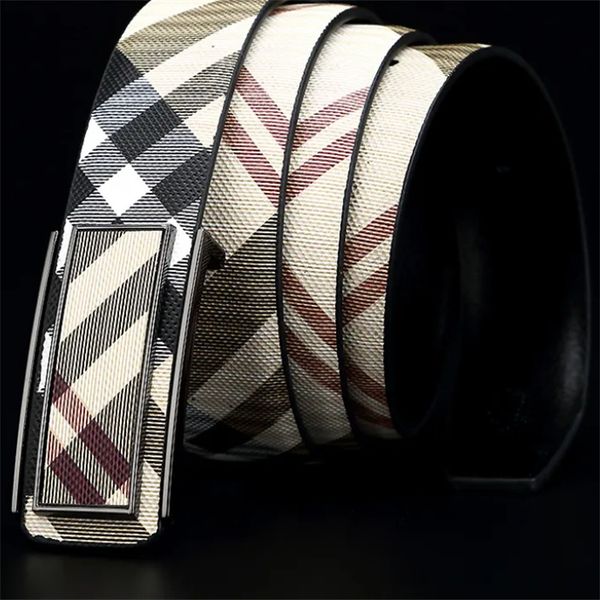 fashion new tide men's plaid belt smooth inner buckle men's everything real leather buckle belt youth belt1, Black;brown
fashion new tide men's plaid belt smooth inner buckle men's everything real leather buckle belt youth belt1, Black;brown