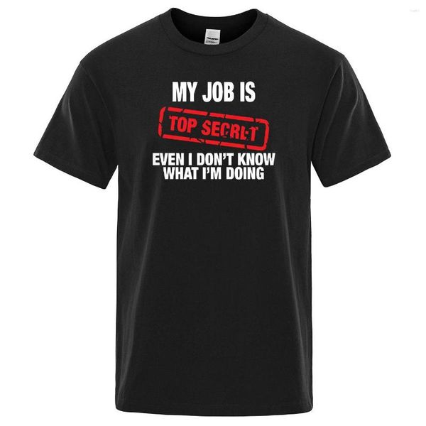 men's t shirts funny my job is secret tee men women summer short sleeve humour hip hop graphic casual streetwear 123 yt5j o03h wawv, White;black
men's t shirts funny my job is secret tee men women summer short sleeve humour hip hop graphic casual streetwear 123 yt5j o03h wawv, White;black