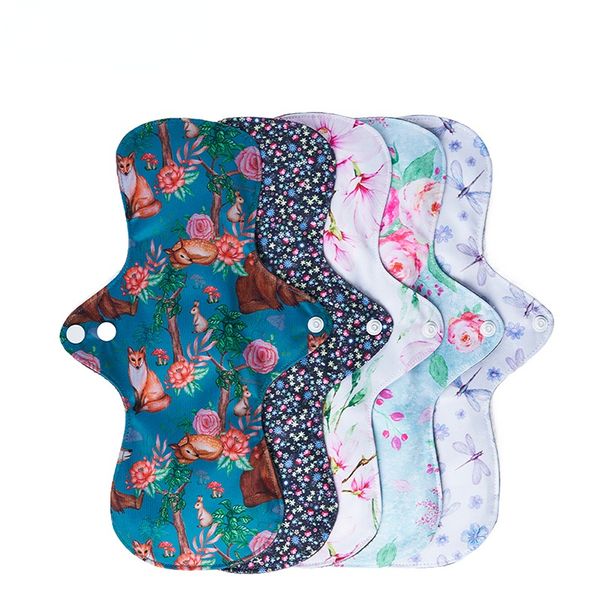 random prints 5 pcs/set washable sanitary belly bands towel absorbent reusable charcoal bamboo cloth menstrual pad, White
random prints 5 pcs/set washable sanitary belly bands towel absorbent reusable charcoal bamboo cloth menstrual pad, White