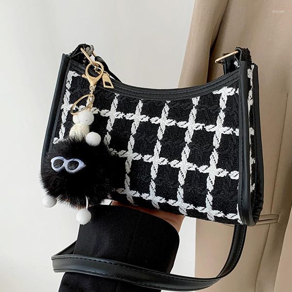 shoulder bags elegant plaid messenger for women fashion ladies underarm bag zipper clutch purse casual female small tote handbag
shoulder bags elegant plaid messenger for women fashion ladies underarm bag zipper clutch purse casual female small tote handbag