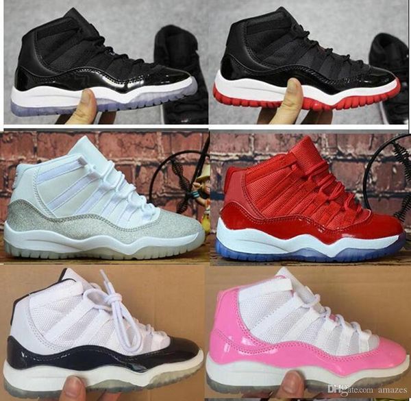 space sale retro kids 11 11s jam bred concord metallic silver basketball shoes children boy girls gym red white pink cute sneakers, Black
space sale retro kids 11 11s jam bred concord metallic silver basketball shoes children boy girls gym red white pink cute sneakers, Black