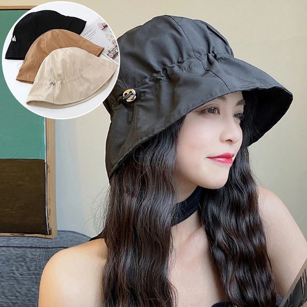 new anti sun wind rope cap hat breathable quick-drying hat summer sunscreen bucket hat outdoor adjustable drawstring cap, Yellow
new anti sun wind rope cap hat breathable quick-drying hat summer sunscreen bucket hat outdoor adjustable drawstring cap, Yellow