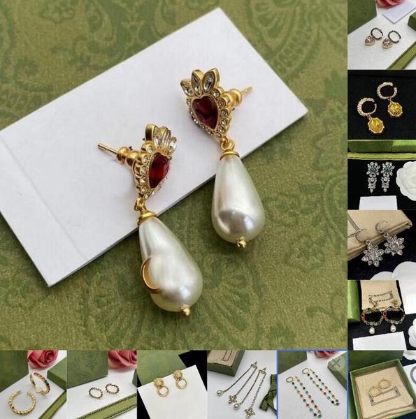 women earring designer double letter stud luxury geometric crystal heart-shaped stainless steel heart cute earrings for lady wedding earring, Golden;silver
women earring designer double letter stud luxury geometric crystal heart-shaped stainless steel heart cute earrings for lady wedding earring, Golden;silver
