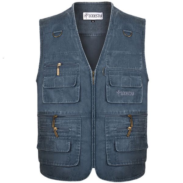 men's vests male casual summer big size cotton sleeveless vest with many pockets men multi pocket pograph waistcoat 230309, Black;white
men's vests male casual summer big size cotton sleeveless vest with many pockets men multi pocket pograph waistcoat 230309, Black;white