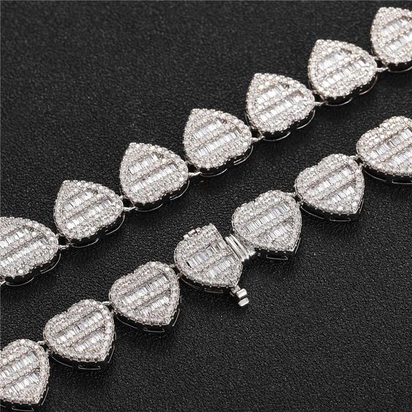 12mm 16inch-24inch gold plated icy cz stone hearts cuban chain necklace bracelet jewelry for men women fashion jewelry, Silver
12mm 16inch-24inch gold plated icy cz stone hearts cuban chain necklace bracelet jewelry for men women fashion jewelry, Silver