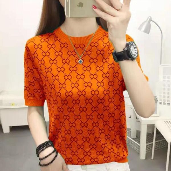 2023gg women's knits sweaters pullover summer knitted t-shirt short-sleeved women's loose hollow femme chandails, White
2023gg women's knits sweaters pullover summer knitted t-shirt short-sleeved women's loose hollow femme chandails, White