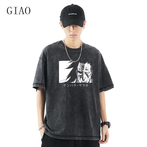 men s t shirts japanese anime bleach t shirt men washed kurosaki ichigo graphic tees funny harajuku cartoon zaraki kenpachi t shirts male 23, White;black
men s t shirts japanese anime bleach t shirt men washed kurosaki ichigo graphic tees funny harajuku cartoon zaraki kenpachi t shirts male 23, White;black