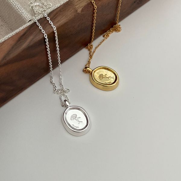 authentic 925 sterling silver flower necklace pendants simple style geometric oval pendant necklaces for women girls birthday gifts
authentic 925 sterling silver flower necklace pendants simple style geometric oval pendant necklaces for women girls birthday gifts