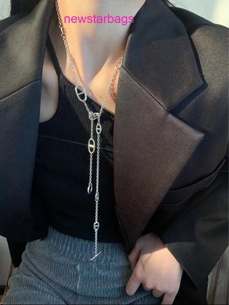designer herms necklace for sale pig nose titanium steel sweater chain ot button various wearing methods neutral hip hop style men's an, Silver
designer herms necklace for sale pig nose titanium steel sweater chain ot button various wearing methods neutral hip hop style men's an, Silver