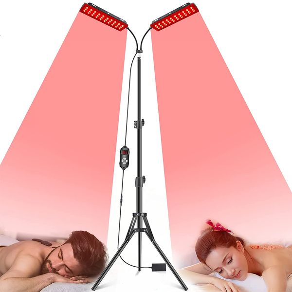 face massager double heads red light therapy lamp infrared with stand adjustable height for body skin joints pain relief 230309
face massager double heads red light therapy lamp infrared with stand adjustable height for body skin joints pain relief 230309