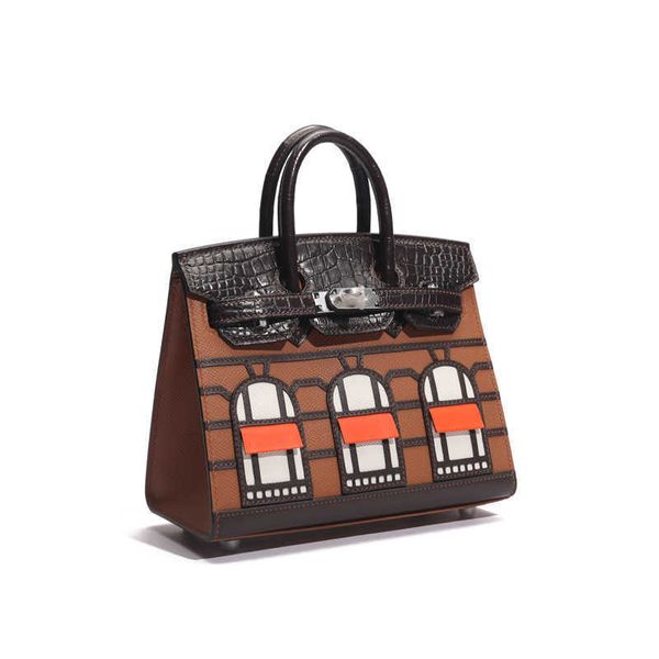 original h ermes brikis's tote bags wholesale crocodile skin house bag genuine leather women's hand sewn wax thread 20cm mini hand
original h ermes brikis's tote bags wholesale crocodile skin house bag genuine leather women's hand sewn wax thread 20cm mini hand
