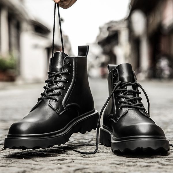 boots brand classic motorcycle men high comfy leather man black military tactical training fashion male casual shoes 230309
boots brand classic motorcycle men high comfy leather man black military tactical training fashion male casual shoes 230309