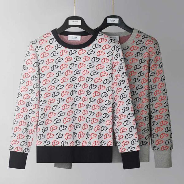 tb thom fashion brand double-sided jacquard knitted sweater men and women 2023 spring couple round neck pullover coat, Black
tb thom fashion brand double-sided jacquard knitted sweater men and women 2023 spring couple round neck pullover coat, Black
