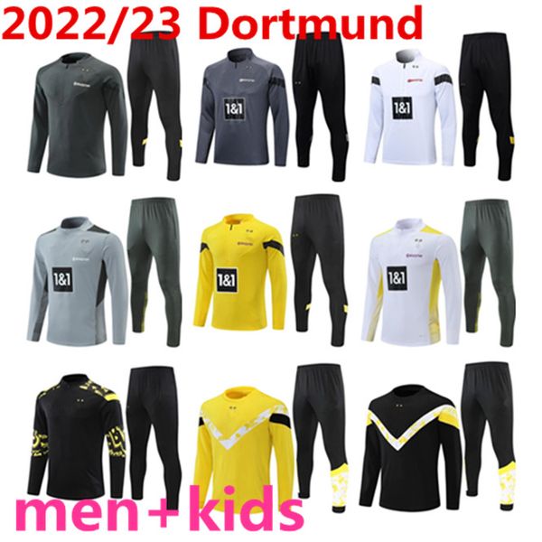 2022 23 kids and man borussia tracksuit jacket soccer sets half zip dortmund training suit football set survetement 2022 2023 men sportswear, Black
2022 23 kids and man borussia tracksuit jacket soccer sets half zip dortmund training suit football set survetement 2022 2023 men sportswear, Black