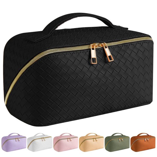 stuff sacks large capacity makeup bag for women leather travel cosmetic make up case female toiletry kit s storage pouch luxury box 230309
stuff sacks large capacity makeup bag for women leather travel cosmetic make up case female toiletry kit s storage pouch luxury box 230309