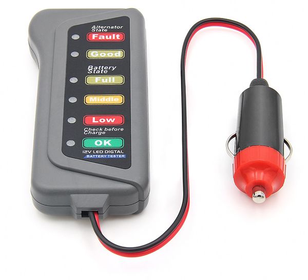12v auto digital battery tester alternator