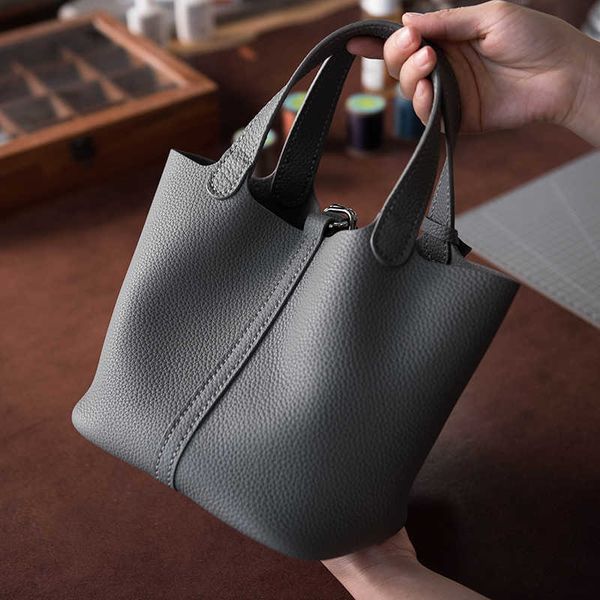 designer original herms togo leather vegetable basket bag diy handmade material full bucket women's gift
designer original herms togo leather vegetable basket bag diy handmade material full bucket women's gift