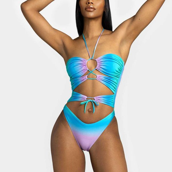 bikinis bathing suits beach designer luxury wear new gradual color onepiece swimsuit bikini cutout swimsuitmonokinis, White;black
bikinis bathing suits beach designer luxury wear new gradual color onepiece swimsuit bikini cutout swimsuitmonokinis, White;black