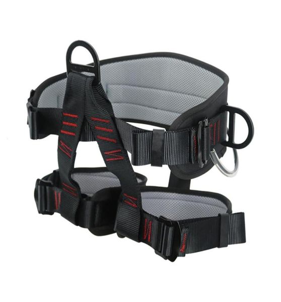 mountaineering crampons rock climbing safety harness half body rappelling equip thicken 25kn strap seat belt for arborist outdoor 1634565
mountaineering crampons rock climbing safety harness half body rappelling equip thicken 25kn strap seat belt for arborist outdoor 1634565