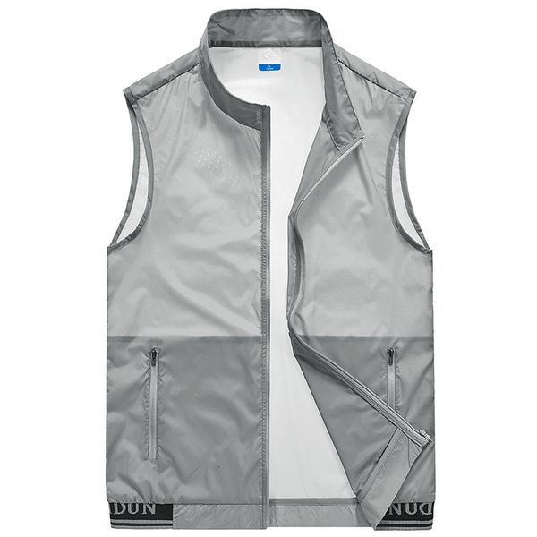 men's vests mens waistcoats summer sleeveless ultrathin waistcoat fashion breathable outerwear casual sunscreen jacket male 230309, Black;white
men's vests mens waistcoats summer sleeveless ultrathin waistcoat fashion breathable outerwear casual sunscreen jacket male 230309, Black;white