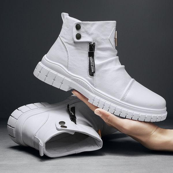 boots pupuda trend shoes male white sneakers men fashion high for cowboy casual black leather ankle 230309
boots pupuda trend shoes male white sneakers men fashion high for cowboy casual black leather ankle 230309
