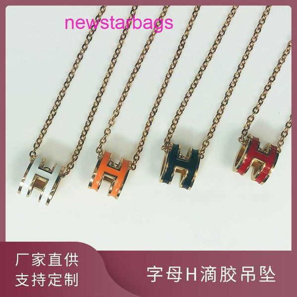 designer herms necklace for sale women's jewelry h letter glue drop necklace pendant female titanium steel collarbone chain non-fading, Silver
designer herms necklace for sale women's jewelry h letter glue drop necklace pendant female titanium steel collarbone chain non-fading, Silver