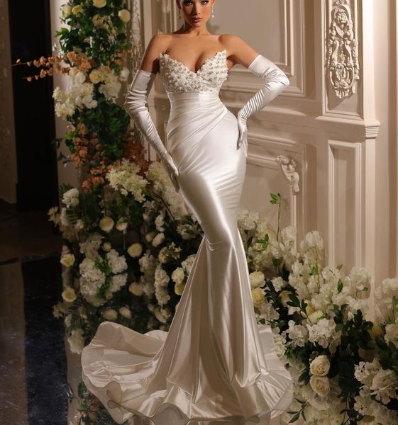 elegant mermaid evening dresses long sleeves v neck pearls lace beaded appliques sequins floor length satin prom dresses formal gowns plus s, Black;red
elegant mermaid evening dresses long sleeves v neck pearls lace beaded appliques sequins floor length satin prom dresses formal gowns plus s, Black;red