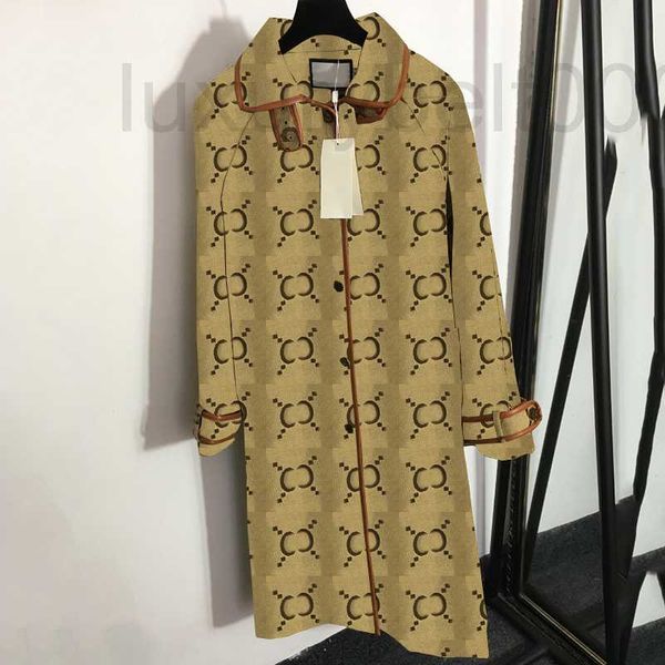 women's jackets designer full letters jacquard personality button trench coat trendy long sleeve female outerwear c6hl, Black;brown
women's jackets designer full letters jacquard personality button trench coat trendy long sleeve female outerwear c6hl, Black;brown