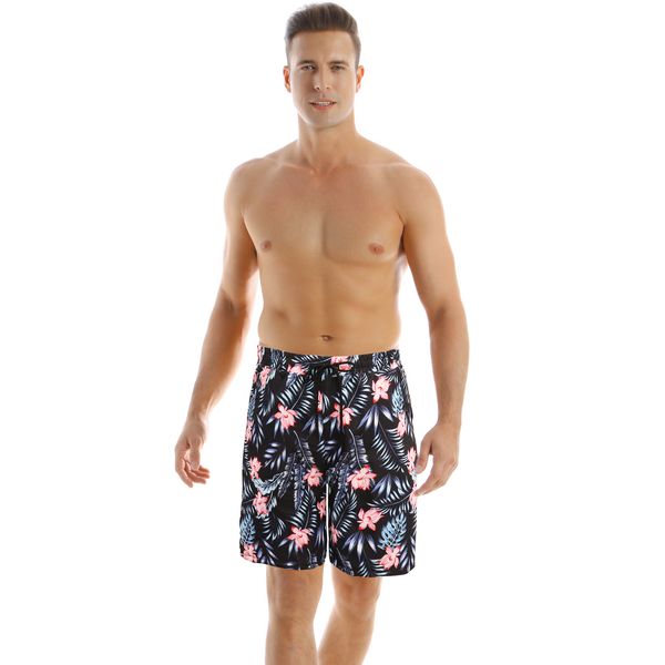 2023 summer new men's personalized print drawstring loose casual vacation mens summer shorts beach, White;black
2023 summer new men's personalized print drawstring loose casual vacation mens summer shorts beach, White;black