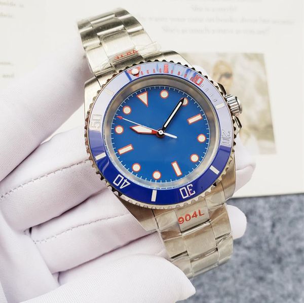 automatic men's mechanical watch 40mm silver blue 904l all-stainless steel swimming luminous sapphire watch montre de lux watch, Slivery;brown
automatic men's mechanical watch 40mm silver blue 904l all-stainless steel swimming luminous sapphire watch montre de lux watch, Slivery;brown