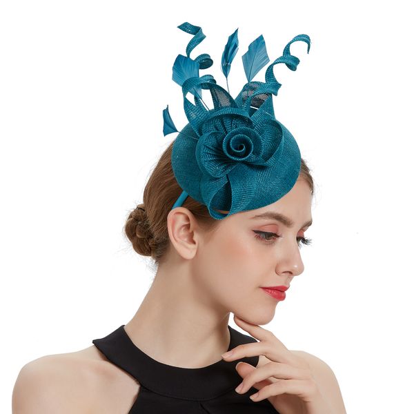 stingy brim hats fascinator for women cocktail tea party kentucky pillbox derby peacock feather headwewar 230309, Blue;gray
stingy brim hats fascinator for women cocktail tea party kentucky pillbox derby peacock feather headwewar 230309, Blue;gray