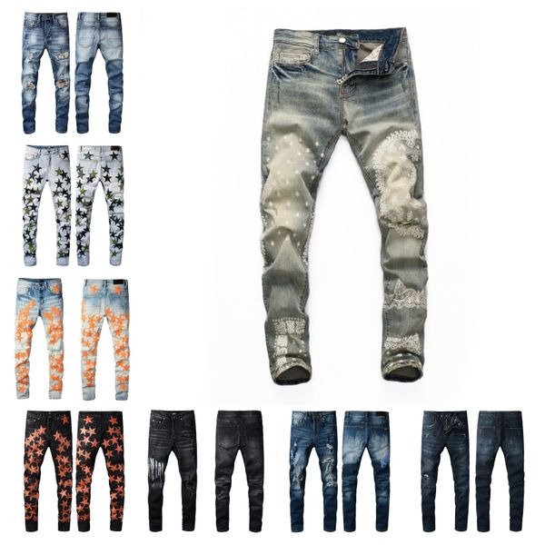 designer mens jeans hip hop fashion zipper hole wash jean pants retro torn fold stitching design motorcycle riding cool slim pant purple jea, Blue
designer mens jeans hip hop fashion zipper hole wash jean pants retro torn fold stitching design motorcycle riding cool slim pant purple jea, Blue