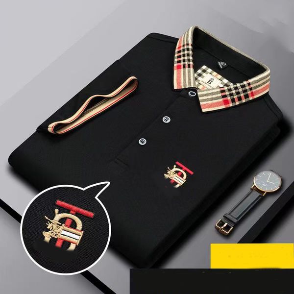 high end brand embroidered short sleeved cotton polo shirt men s t shirt korean fashion clothing summer luxury top, Black;brown
high end brand embroidered short sleeved cotton polo shirt men s t shirt korean fashion clothing summer luxury top, Black;brown