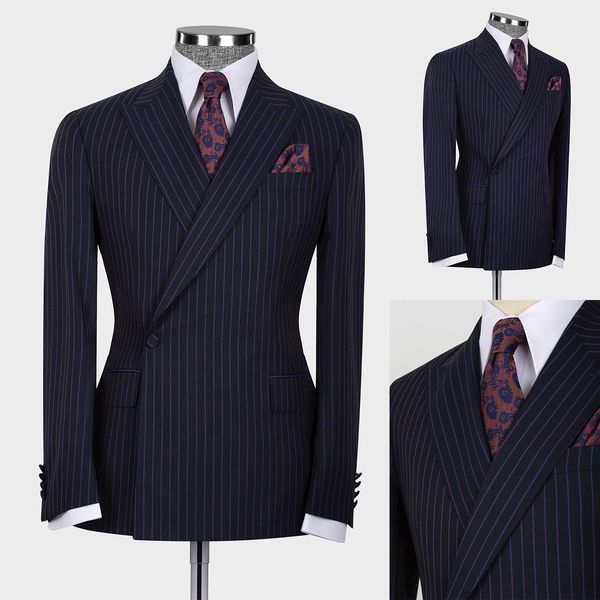 unique design pin stripe men's tuxedo slim fit wedding suit peaked lapel blazer only one piece, Black;gray
unique design pin stripe men's tuxedo slim fit wedding suit peaked lapel blazer only one piece, Black;gray