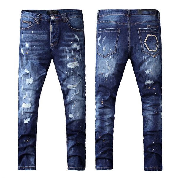 mens jeans designer fashion men jean cargo pants skinny man embroidery patchwork ripped for trend hole streetwear motorcycle jogger pant fit, Blue
mens jeans designer fashion men jean cargo pants skinny man embroidery patchwork ripped for trend hole streetwear motorcycle jogger pant fit, Blue