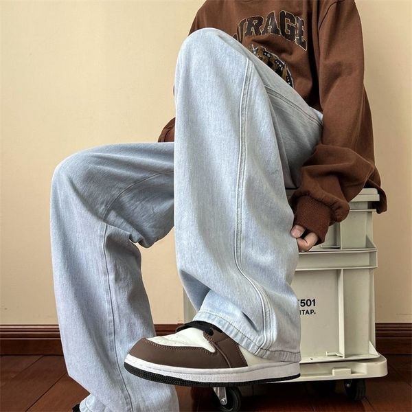 men's jeans privathinker high street loose casual straight leg fashion solid color male denim pants 2023 brand trousers 230309, Blue
men's jeans privathinker high street loose casual straight leg fashion solid color male denim pants 2023 brand trousers 230309, Blue