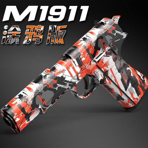 m1911 soft bullet shell ejection pistol blaster toy gun graffiti shooting model launcher pistola for adults boys kids outdoor
m1911 soft bullet shell ejection pistol blaster toy gun graffiti shooting model launcher pistola for adults boys kids outdoor