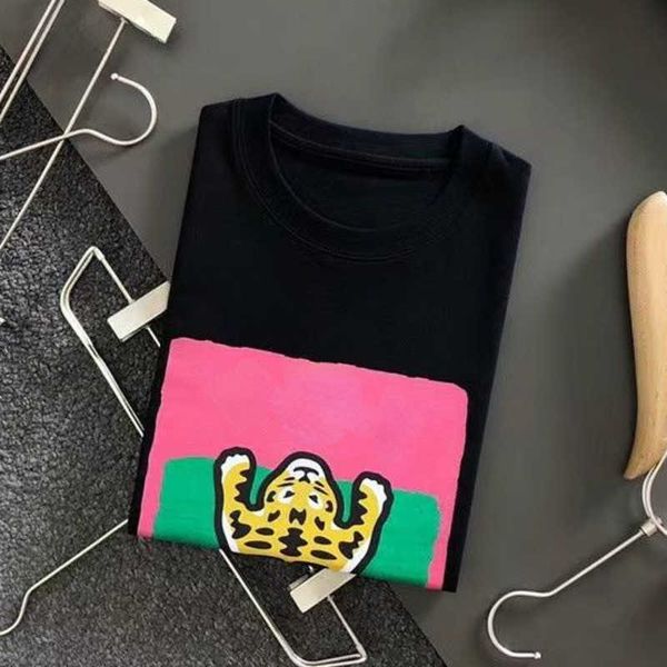 high version brand t shirt mens sweatshirt tiger print short sleeve tee designer tshirt couples pullover shirts round neck cotton tee, White;black
high version brand t shirt mens sweatshirt tiger print short sleeve tee designer tshirt couples pullover shirts round neck cotton tee, White;black
