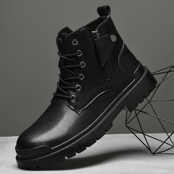 boots autumn winter shoes men side zipper genuine leather warm plush motorcycle ankle casual footwear 230309, Black
boots autumn winter shoes men side zipper genuine leather warm plush motorcycle ankle casual footwear 230309, Black