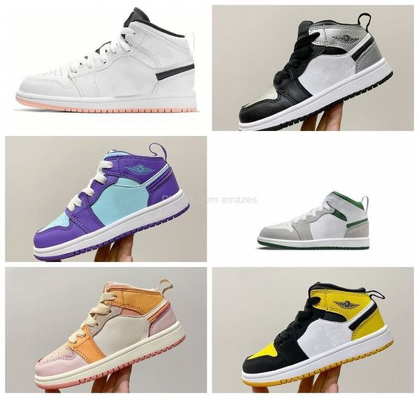 designer 2022 kids 1 mid toddler basketball shoes 1s se grey green dc7294-103 neutral grey lucky green sport girls boys children student, Black
designer 2022 kids 1 mid toddler basketball shoes 1s se grey green dc7294-103 neutral grey lucky green sport girls boys children student, Black