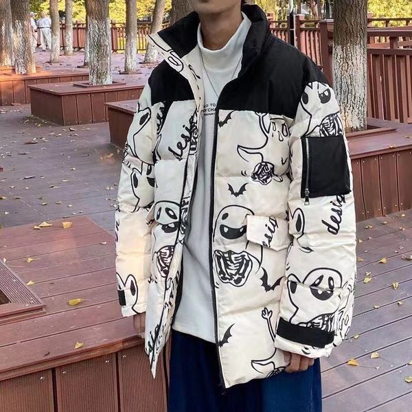 men's jackets mens winter yin yang skeleton print parka grunge streetwear outwear harajuku padded hooded loose warm coat 230309, Black;brown
men's jackets mens winter yin yang skeleton print parka grunge streetwear outwear harajuku padded hooded loose warm coat 230309, Black;brown