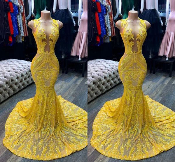 2023 yellow evening dresses sleeveless mermaid illusion bodice sequins jewel neck floor length plus size pleats prom gown formal custom vest, Black;red
2023 yellow evening dresses sleeveless mermaid illusion bodice sequins jewel neck floor length plus size pleats prom gown formal custom vest, Black;red
