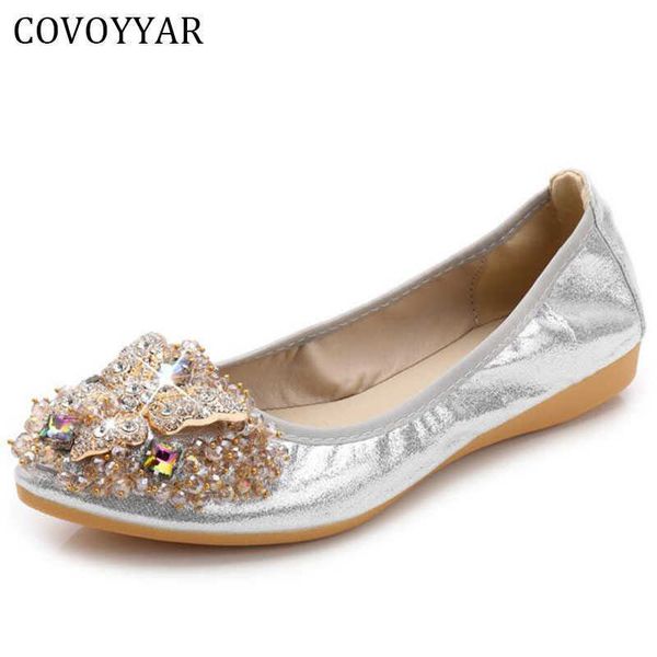dress shoes covoyyar 2022 luxury rhinestone ballet flat shoes women spring autumn butterfly pointed toe golden shoes loafers size 40 wfs740, Black
dress shoes covoyyar 2022 luxury rhinestone ballet flat shoes women spring autumn butterfly pointed toe golden shoes loafers size 40 wfs740, Black