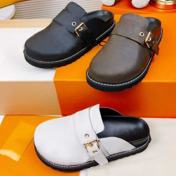 men womens easy slides cosy comfort mules luxury leathers flat slippers platform sandals fashion summer flowers shoe size 35-45 with box no4, Black
men womens easy slides cosy comfort mules luxury leathers flat slippers platform sandals fashion summer flowers shoe size 35-45 with box no4, Black